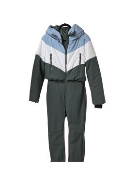 Fisoew One Piece Ski Snow Suit Army Green Womens Size Medium